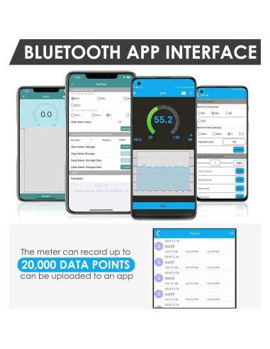 Medidor de Sonido Inalámbrico Danoplus DP-379 30-130 dBA