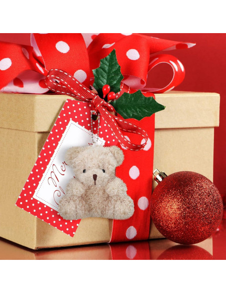 Threan 8 Mini Ositos de Peluche Suaves 10 cm para Regalo