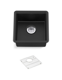 Fregadero de Bar KOHLER Billings 18" Bajo Encimera Negro Mate