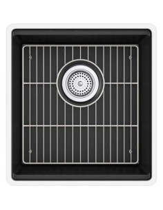 Fregadero de Bar KOHLER Billings 18" Bajo Encimera Negro Mate 2