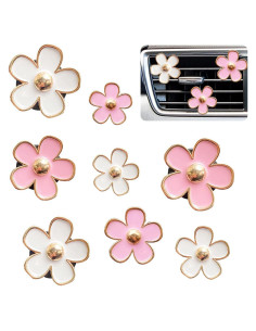 Ambientador de Aire para Auto CHMAO Clips Flor 8 Piezas