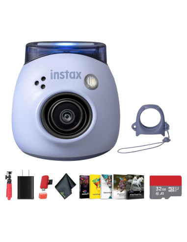 Cámara Digital FUJIFILM INSTAX PAL Azul Lavanda + Accesorios