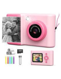 Cámara Instantánea Usteetic P86 Rosa 20MP Video 1080P