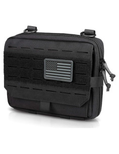 Bolsa Administrativa Táctica WYNEX Nylon 1000D Negro EDC