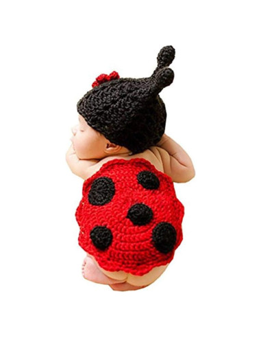 Accesorios de Fotografía para Bebés Recién Nacidos - Sombrero y Pantalón