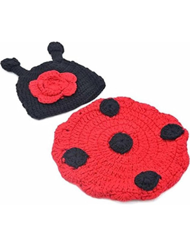 Accesorios de Fotografía para Bebés Recién Nacidos - Sombrero y Pantalón