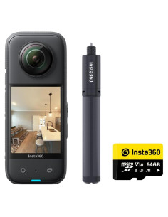 Kit de Tour Virtual Insta360 X3 - Cámara 360 72MP 5.7K HDR
