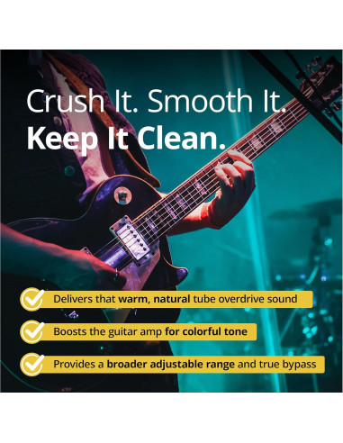 Pedal de Efecto Compresor KLIQ Tiny-Compressor Naranja