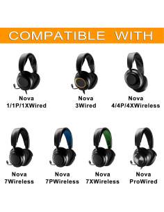 Almohadillas para Auriculares SteelSeries Arctis Nova Pro Cable 2