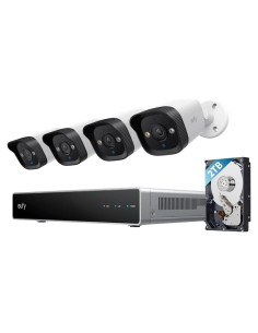 Sistema de Seguridad eufy NVR E40 4K 16CH 2TB 4 Cámaras