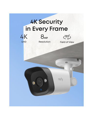 Sistema de Seguridad eufy NVR E40 4K 16CH 2TB 4 Cámaras