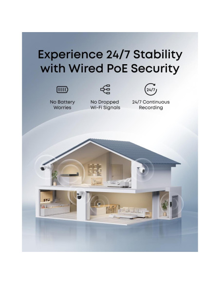 Sistema de Seguridad eufy NVR E40 4K 16CH 2TB 4 Cámaras