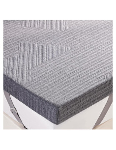 Almohadilla de Colchón BDEUS 3" Firme Queen Espuma Viscoelástica