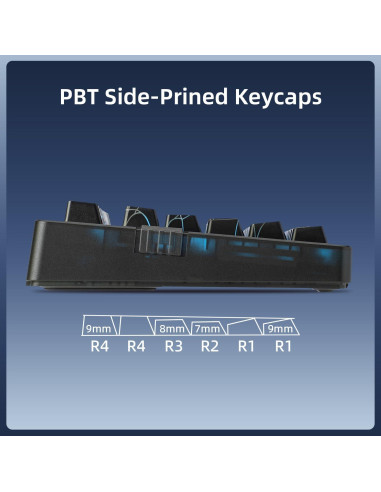 Teclado Mecánico Inalámbrico ZORNHER ZH980 con RGB y Numérico