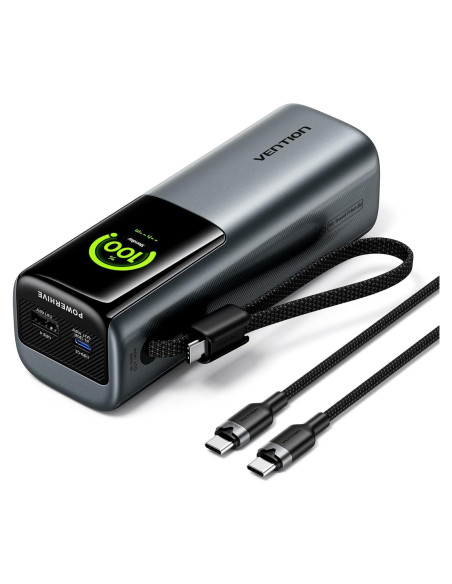 Cargador Portátil Vention 27000mAh 200W Carga Rápida USB-C