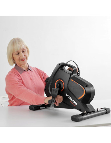 Bicicleta de Ejercicio Mini YOSUDA Bajo Escritorio 8 Niveles