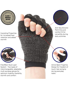 Guantes de Compresión Neo G para Artritis XL - Doble Capa 2