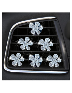 Clip de Ventilación para Coche Galyacht con Rhinestones Rosa