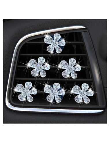 Clip de Ventilación para Coche Galyacht con Rhinestones Rosa