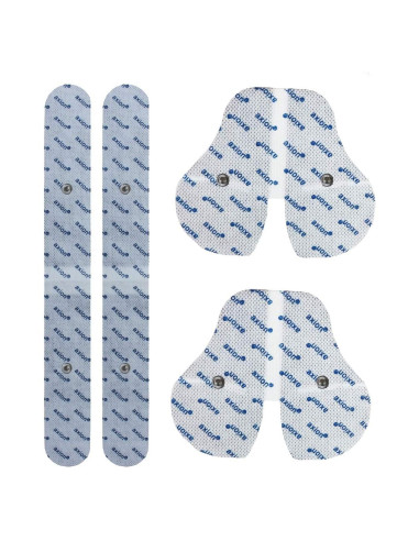 Electrodos TENS Axion - Juego de 4 Reutilizables 5x5cm