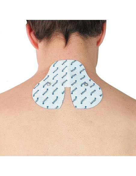 Electrodos TENS Axion - Juego de 4 Reutilizables 5x5cm