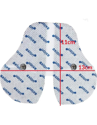 Electrodos TENS Axion - Juego de 4 Reutilizables 5x5cm