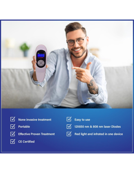 Dispositivo de Terapia de Láser Frío FUNRE 650nm 808nm