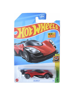 Auto a Escala Hot Wheels Celero GT Rojo Negro 1:64