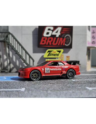 Paquete de 10 Ruedas de Goma 1:64 con Logo - Accesorios Diecast