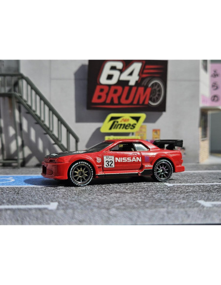 Paquete de 10 Ruedas de Goma 1:64 con Logo - Accesorios Diecast