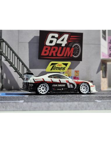 Paquete de 10 Ruedas de Goma 1:64 con Logo - Accesorios Diecast
