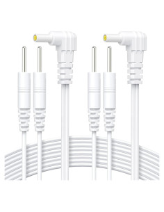 Cables TENS AUVON 1.2m para Estimuladores Musculares - 2 Paquetes