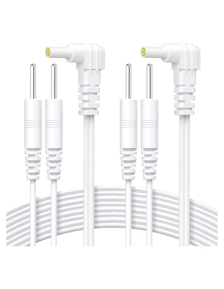 Cables TENS AUVON 1.2m para Estimuladores Musculares - 2 Paquetes