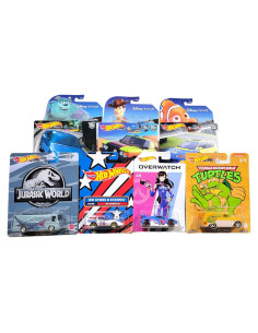 Paquete de 10 Vehículos Hot Wheels Mattel - Escala 1:64