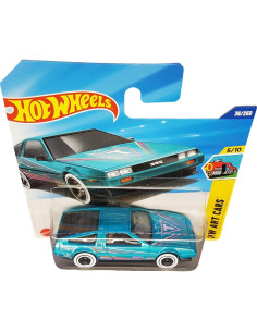 Hot Wheels DMC Delorean HW Art Cars 1:64 Turquesa Metálico 2