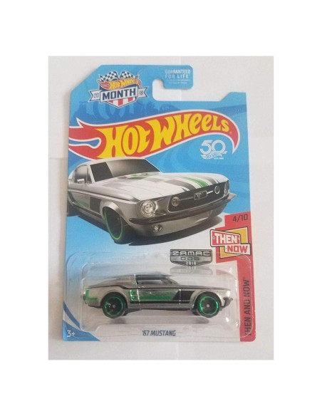 Hot Wheels 2018 Exclusivo Walmart '67 Mustang Zamac 4/10