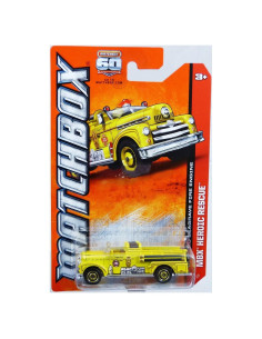 Camión de Bomberos Matchbox MBX Seagrave Amarillo 1:64