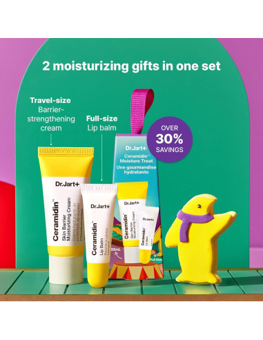 Set de Regalo Dr. Jart+ Ceramidin Hidratante Facial y Labial