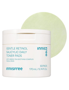 Almohadillas de Tónico Suave Innisfree con Retinol y Salicílico