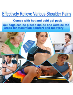 Soporte de Hombro VISKONDA Grande - Compresión y Alivio Dolor 2