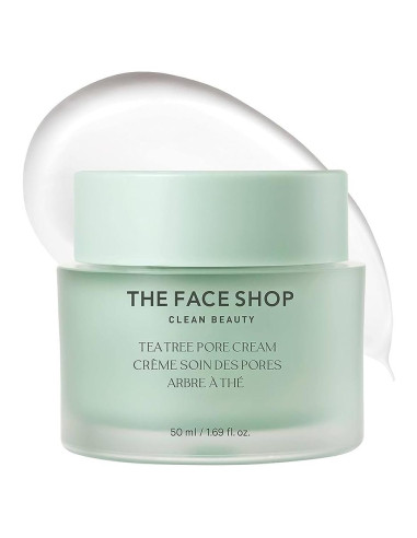 Crema Hidratante de Poros The Face Shop - Árbol de Té - AHA BHA PHA
