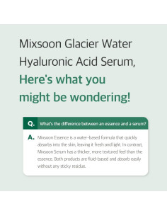 Set Dúo Piel de Vidrio Mixsoon - Esencia Frijol 50ml + Suero Ácido Hialurónico 100ml 2
