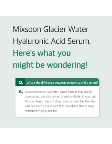 Set Dúo Piel de Vidrio Mixsoon - Esencia Frijol 50ml + Suero Ácido Hialurónico 100ml