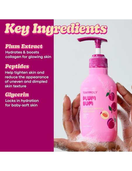 Gel de Ducha Hidratante TONYMOLY Plum Bum 400 ml Gel de Ducha Hidratante TONYMOLY Plum Bum 400 ml