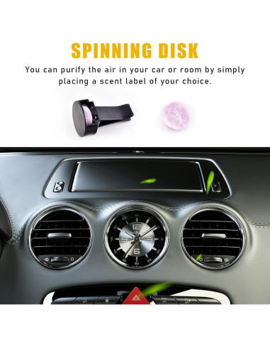 30 Clips de Metal para Ventilación de Aire de Coche Ohleats