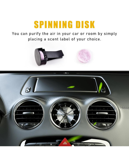 30 Clips de Metal para Ventilación de Aire de Coche Ohleats