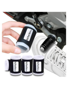 K-Shield 5 Piezas Protector de Zapatos para Motocicleta Negro