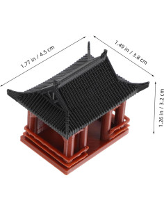Estatua de Jardín Zen Mini Pagoda VINTORKY 3.81x4.49 cm 2