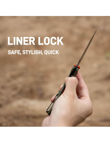 Cuchillo Plegable ARTISANCUTLERY Tradición V2 9.1 cm Verde