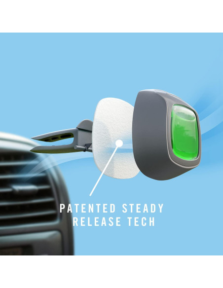 Ambientador de Auto Febreze Clip Hielo Platino 3 Piezas 91g